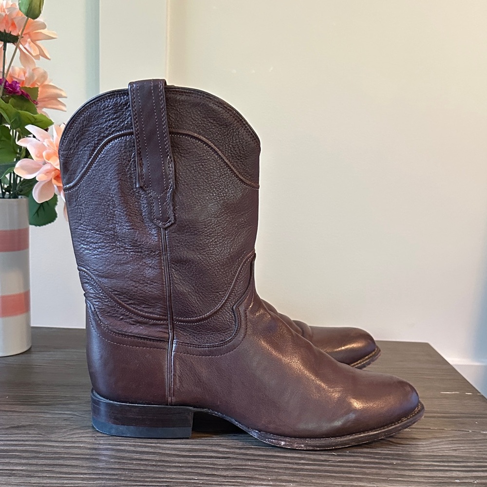 Tecovas The Earl Roper Leather Western Boots